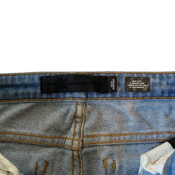 Denim x Alexander Wang 001 Indigo Fade Skinny Jean‎ Women's, Size 28 - Picture 4 of 13